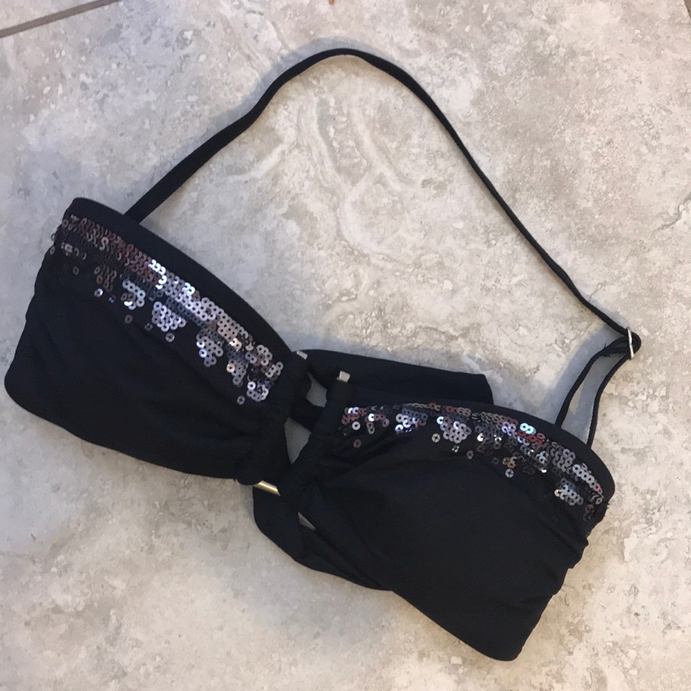 Black swim top